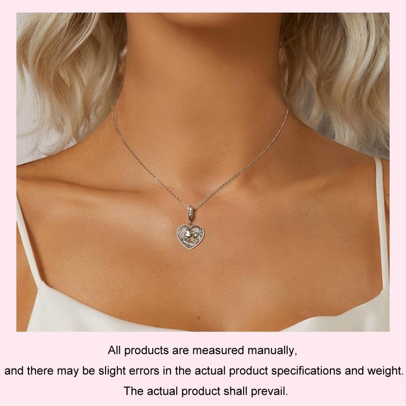 925 Sterling Silver Love Heart Diy Beads