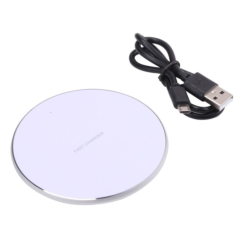 15W Plaid Desktop Wireless Charger - Black