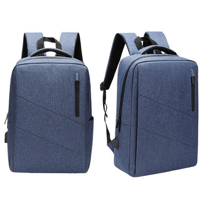 Anti Theft Usb Backpack For Business & School - Gray