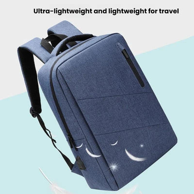 Anti Theft Usb Backpack For Business & School - Gray