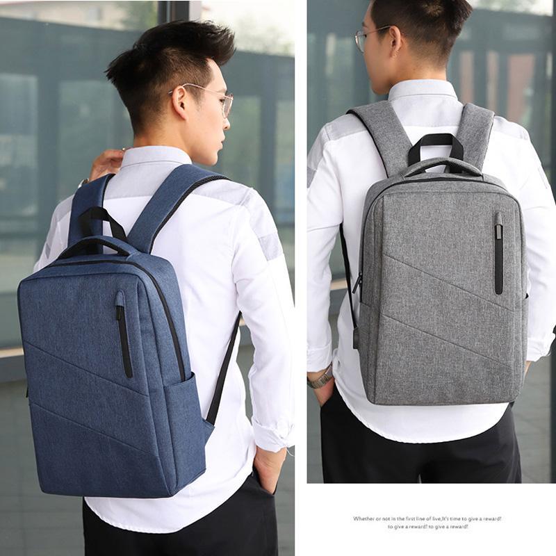 Anti Theft Usb Backpack For Business & School - Gray