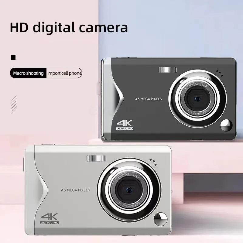 3.0-inch Autofocus 4k Hd Digital Camera with Hd Screen - Black