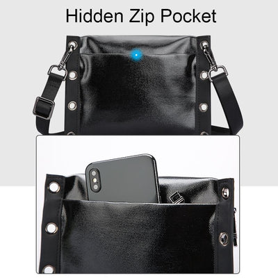 Adjustable Waterproof Shoulder Bag Black
