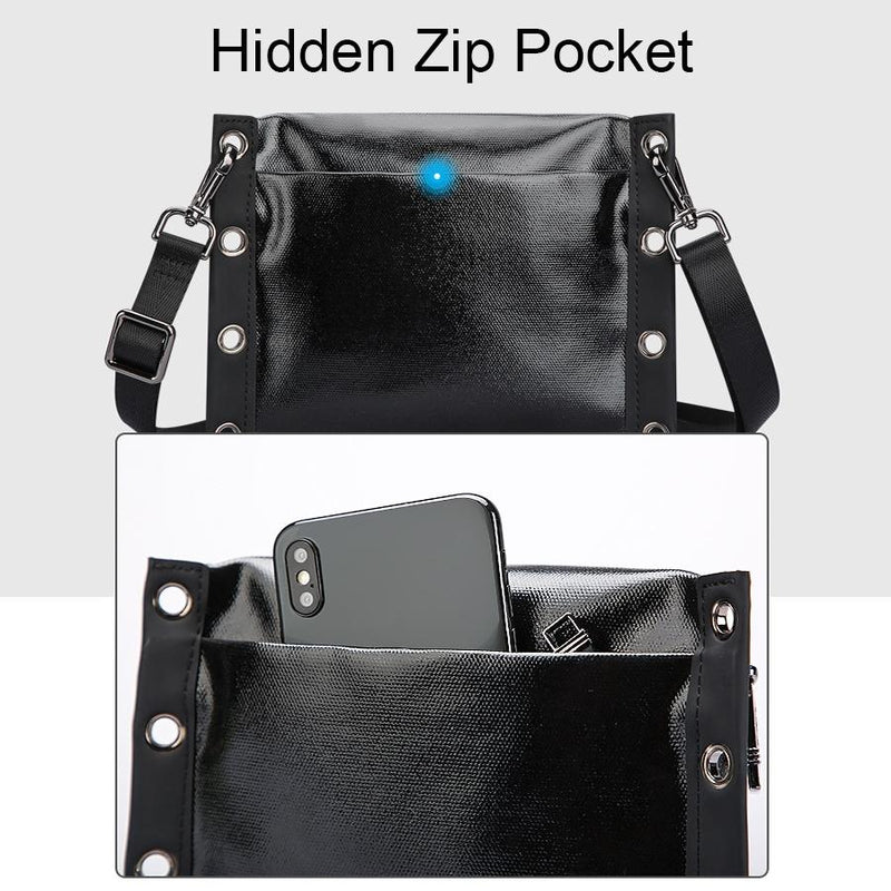 Adjustable Waterproof Shoulder Bag Black