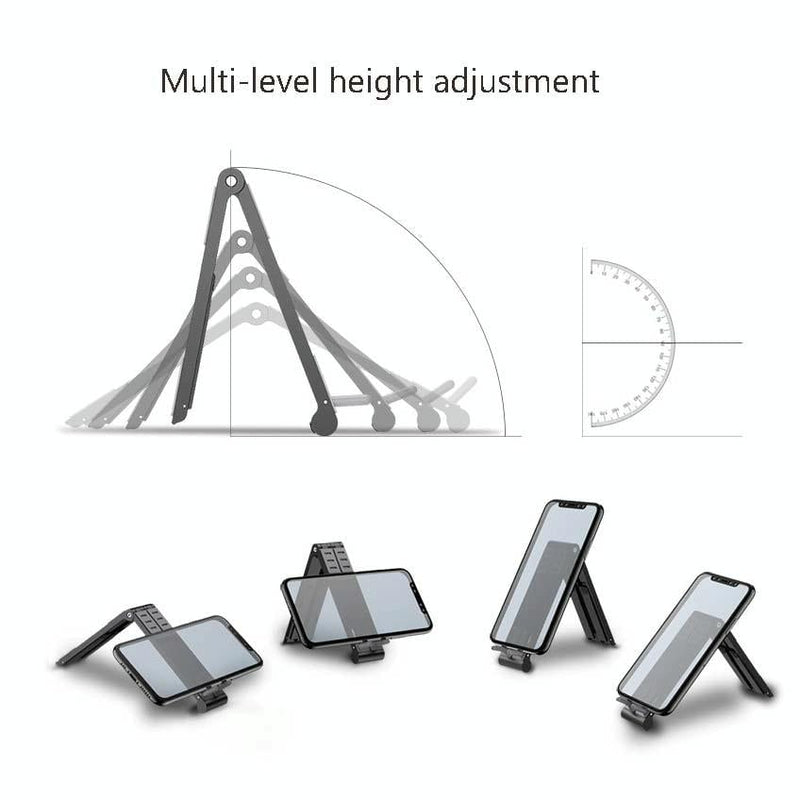 Foldable Metal Laptop Stand for Cooling and Ergonomic - Gray