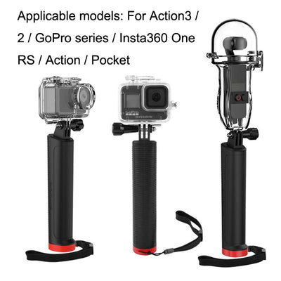Action Camera Handle Floating Rod for Gopro Hero 11 and 360 one Rs