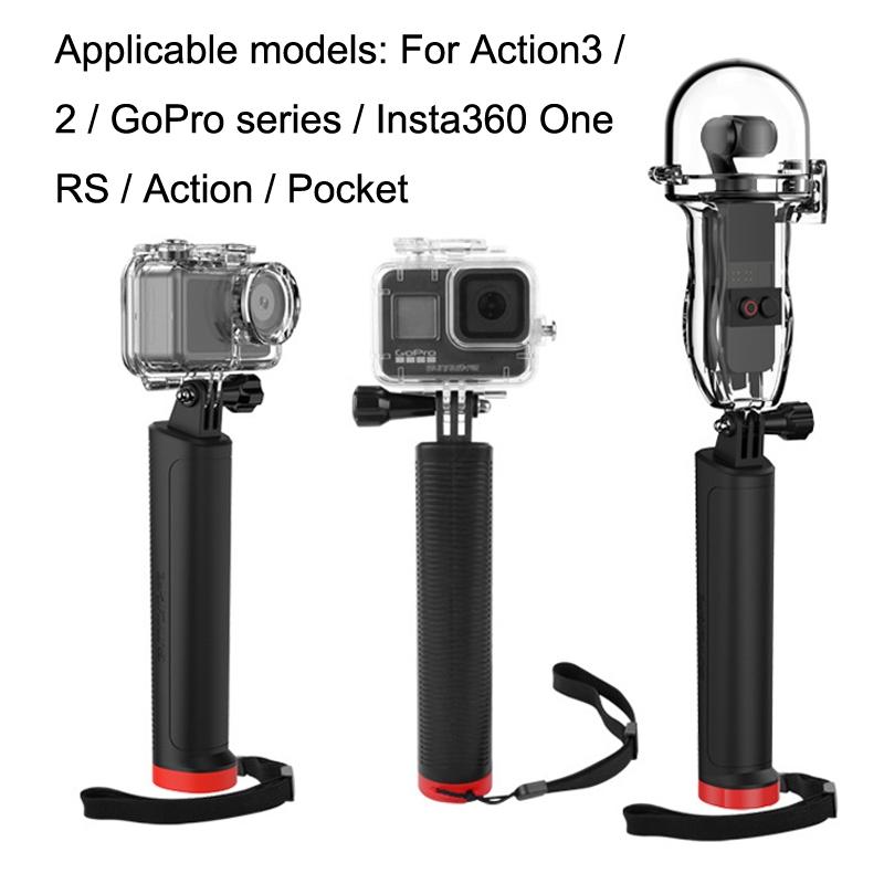 Action Camera Handle Floating Rod for Gopro Hero 11 and 360 one Rs