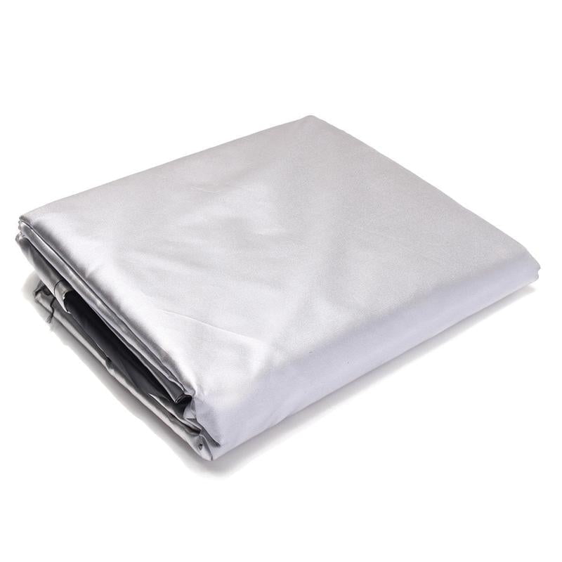 Waterproof Dustproof Protection Cover For Bathtub Pool Table & Chair - 231X231X30Cm - Silver