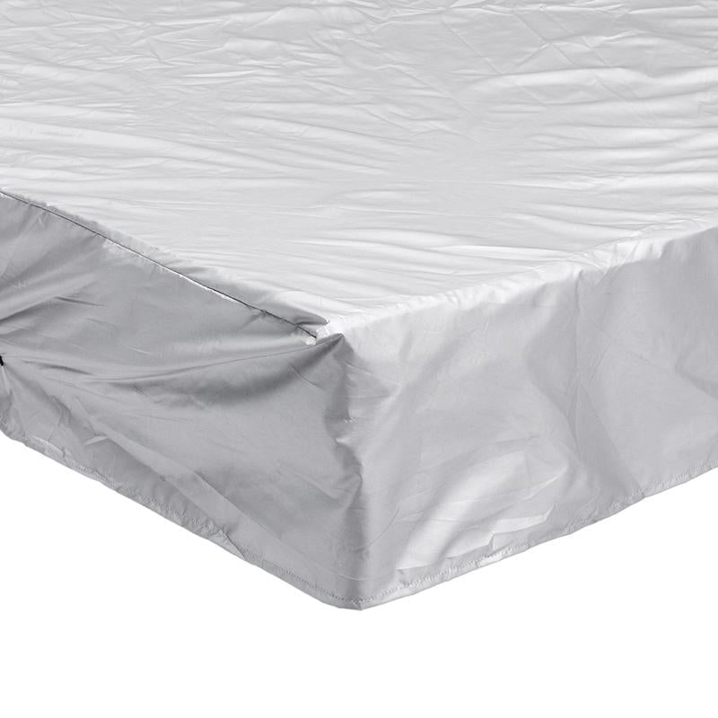 Waterproof Dustproof Protection Cover For Bathtub Pool Table & Chair - 231X231X30Cm - Silver