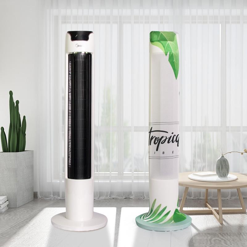 Universal Dust-proof Fan Cover - Size l Vertical - Green Leaf - L