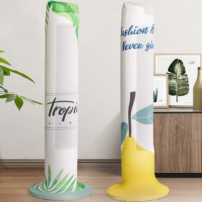 Universal Dust-proof Fan Cover - Size l Vertical - Green Leaf - L