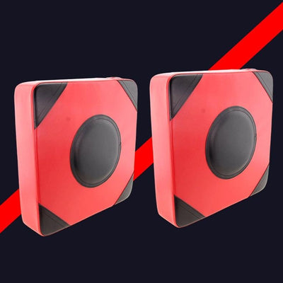 Thickened Square Boxing Wall Target - Magic Stickers - 40X40X10 - Yellow Black