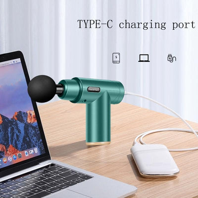 Portable Electric Muscle Massager - Mini Size - Superior Red