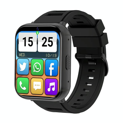 4G Smart Watch With 1.99 Inch Screen Android 9.0 4Gb+64Gb - Black