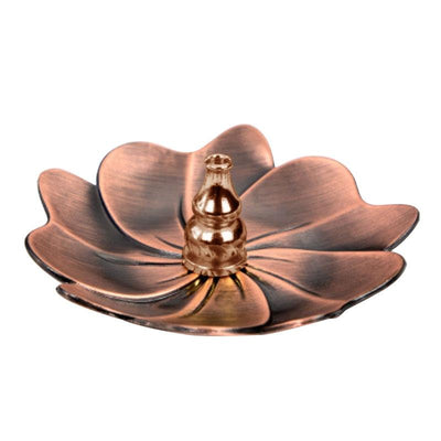 Vintage Sandalwood Incense Burner - Creative Alloy Holder for Bedroom - Bronze