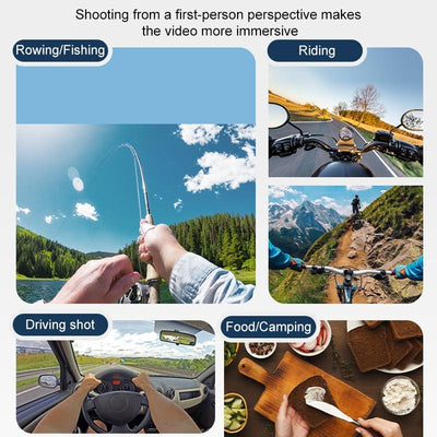 Adjustable Chest Strap with Mount and Screw - 7 In 1 Phone Clamp