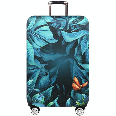 Stretchy Luggage Dust Cover - Durable & Protective - Size l - Tropical Pineapple - M