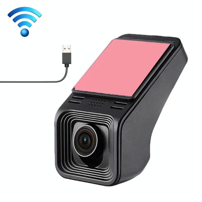 1080p Hd Car Recorder with Wifi for Parking Monitoring - Without Button + Usb Short Line