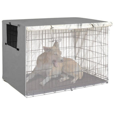 Outdoor Pet Cage Cover - Waterproof & Dustproof - 79x50.8x53cm - Grey
