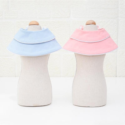 Pet Accessories Dog Small Shawl Bib Saliva Towel Triangle Scarf - Size L - Light Blue