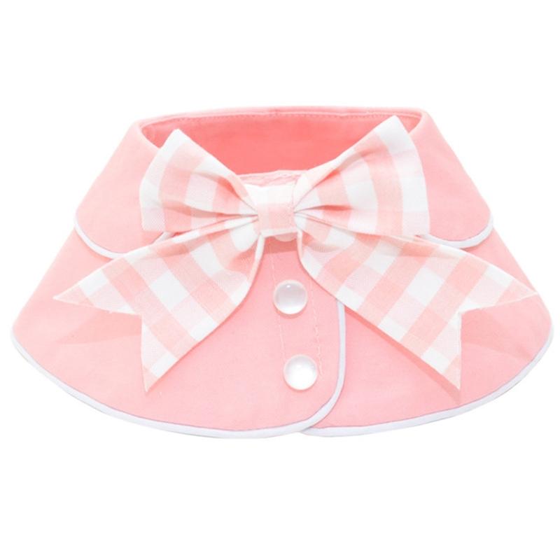 Pet Accessories Dog Small Shawl Bib Saliva Towel Triangle Scarf - Size L - Light Blue