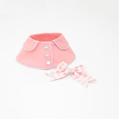 Pet Accessories Dog Small Shawl Bib Saliva Towel Triangle Scarf - Size L - Light Blue