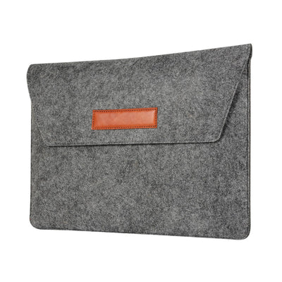 15 Inch Felt Computer Bag - Protective Cover for Notebook - Black