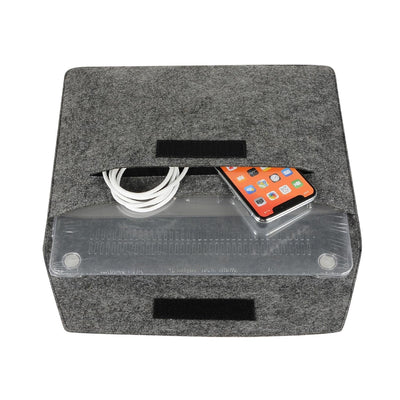 15 Inch Felt Computer Bag - Protective Cover for Notebook - Black