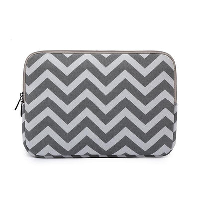 12 Wavy Pattern Notebook Liner Bag - Wavy Design - Gray