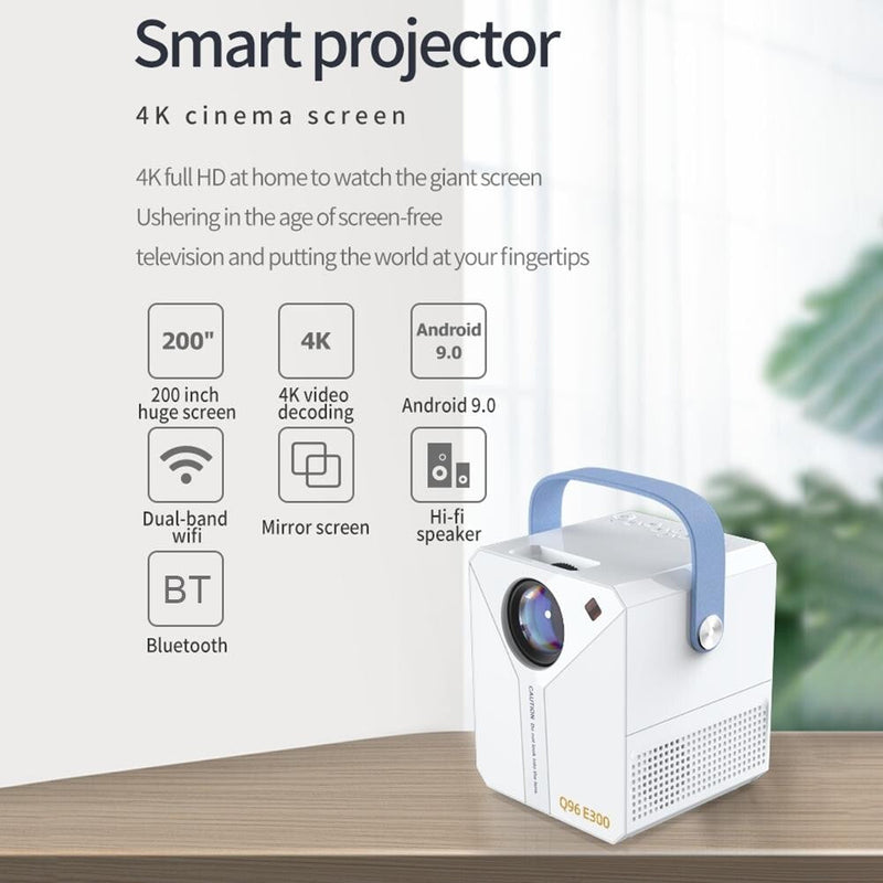 Intelligent Portable 4K Hd Projector - E300