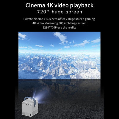 Intelligent Portable 4K Hd Projector - E300