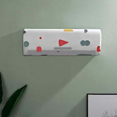 Anti-dust Hanging Air Conditioner Cover - All Inclusive - 95x31x21cm - Flower