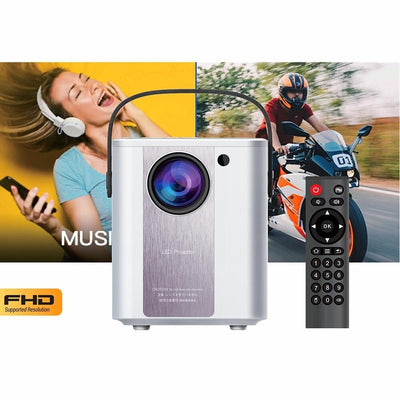 Portable Mini Hd Led Projector - C500 - White