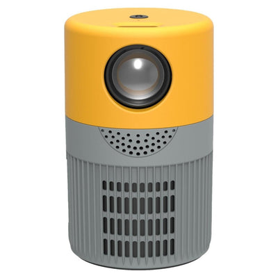 3000 Lumens Wifi Mini Projector With Screen Mirroring Support - Grey Yellow