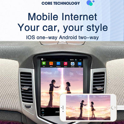 9.7 Inch Navigation System For Chevy Cruze + 12-Light Camera - 1 + 16G Standard + 12 Light Camera