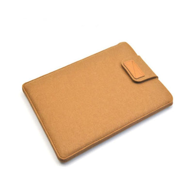 15 Inch Vertical Felt Laptop / Tablet Sleeve Bag - Khaki