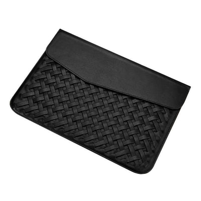 15 Inch Hand-Woven Notebook Liner Bag For Computers - Black