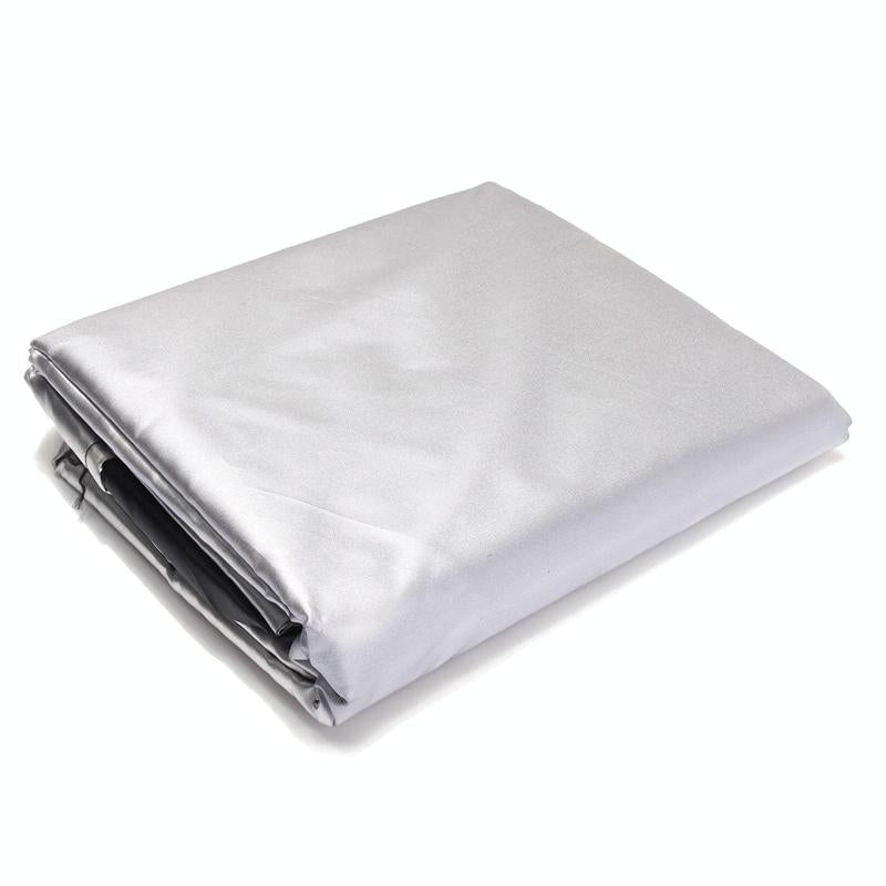 244X244X90Cm Waterproof & Dustproof Cover For Bathtub Swimming Pool Table & Chair - Protects From Falling Leaves - Black