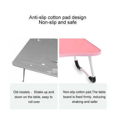 Adjustable Folding Laptop Desk With Non-Slip W-Shaped Legs - Portable And Compact - Hcb5116A
