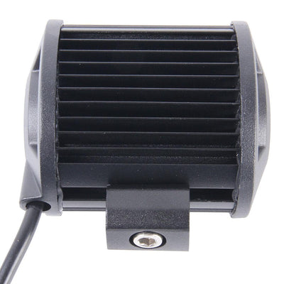 18W Cree 6 Led White Light Condenser Engineering Lamp / Waterproof Ip67 Suvs Light Dc 10 - 30V Black
