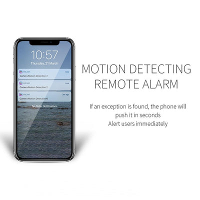 720P Mini Wearable Wifi Camera - 120 Degree Wide Angle - Black