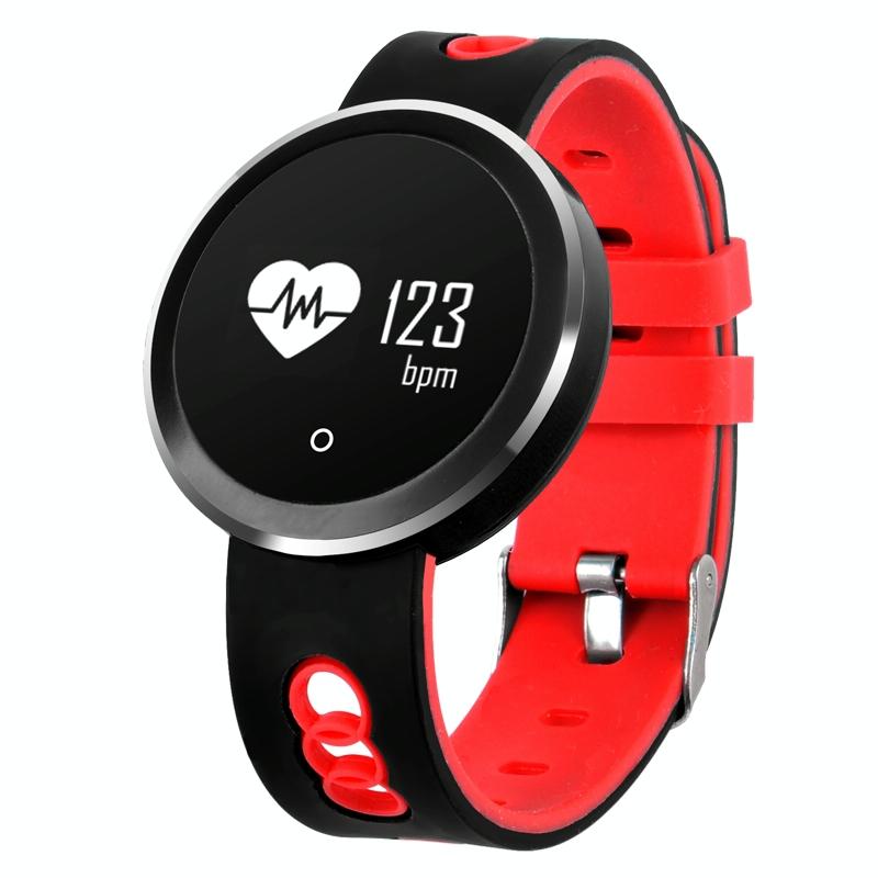 0.95 Inch Hd Oled Screen Display Bluetooth Smart Bracelet Ip68 Waterproof Support Pedometer / Sedentary Reminder / Heart Rate Monitor / Sleep Monitor Compatible With Android And Ios Phones - Black