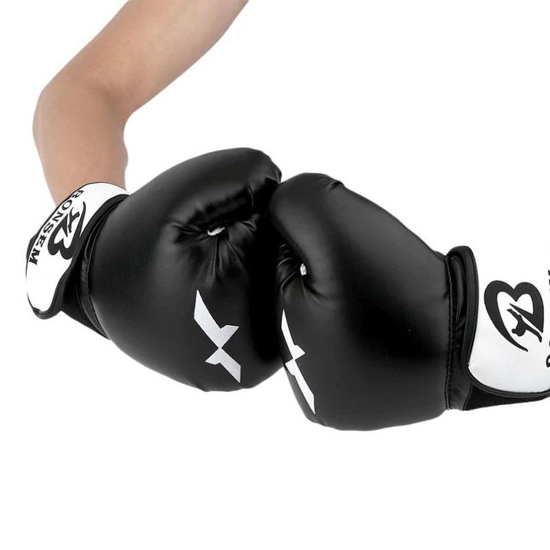 Adult Training Boxing Gloves - Black