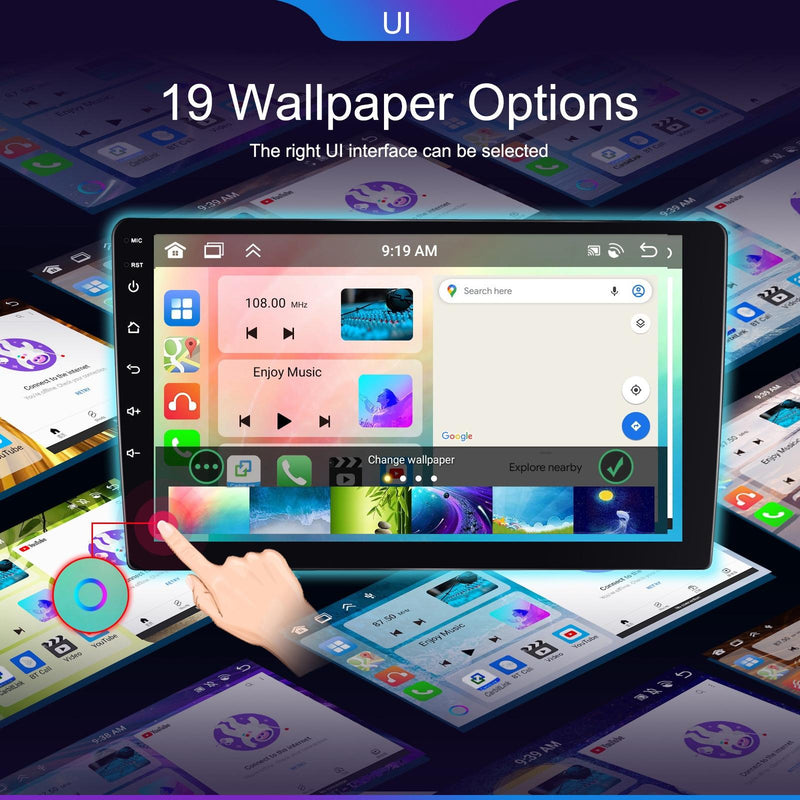 6 + 128G Android Car Bluetooth Player With Gps Navigation - Standard + Ahd Camera 7 Inch