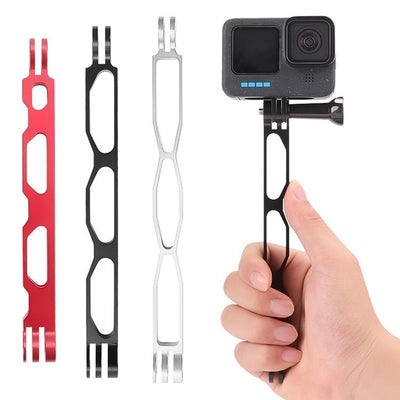 Aluminum Extension Arm with Hollow Grip - 20cm - Red