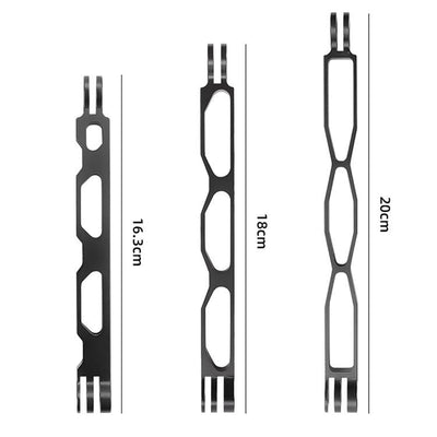 Aluminum Extension Arm with Hollow Grip - 20cm - Red