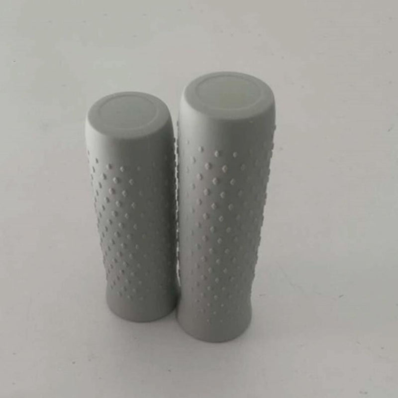 Non-slip Silicone Car Handles for Xiaomi Electric Scooter - Pair - Light Grey