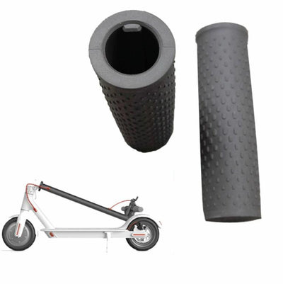Non-slip Silicone Car Handles for Xiaomi Electric Scooter - Pair - Light Grey