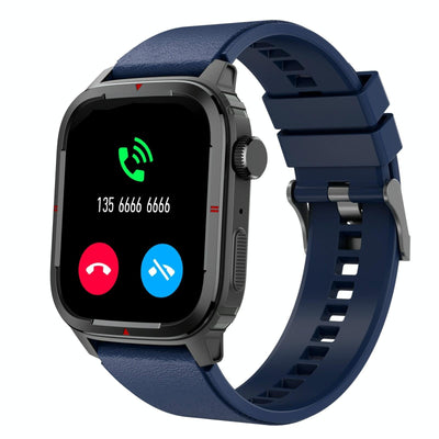 1.7 Inch Tft Hd Screen Smart Watch Support Bluetooth Calling / Blood Pressure Monitoring - Black