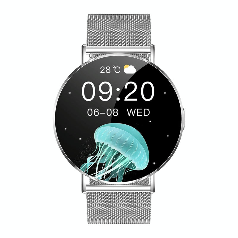1.32 Inch Colour Screen Smart Watch With Bluetooth Call & Health Monitoring - Silver